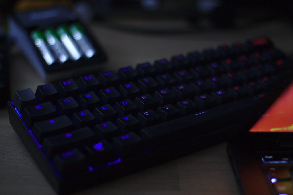 Dark keyboard